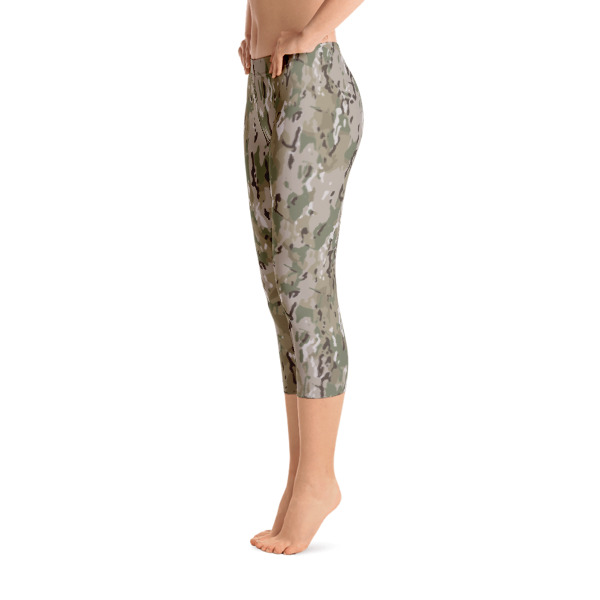 camouflage capri pants plus size