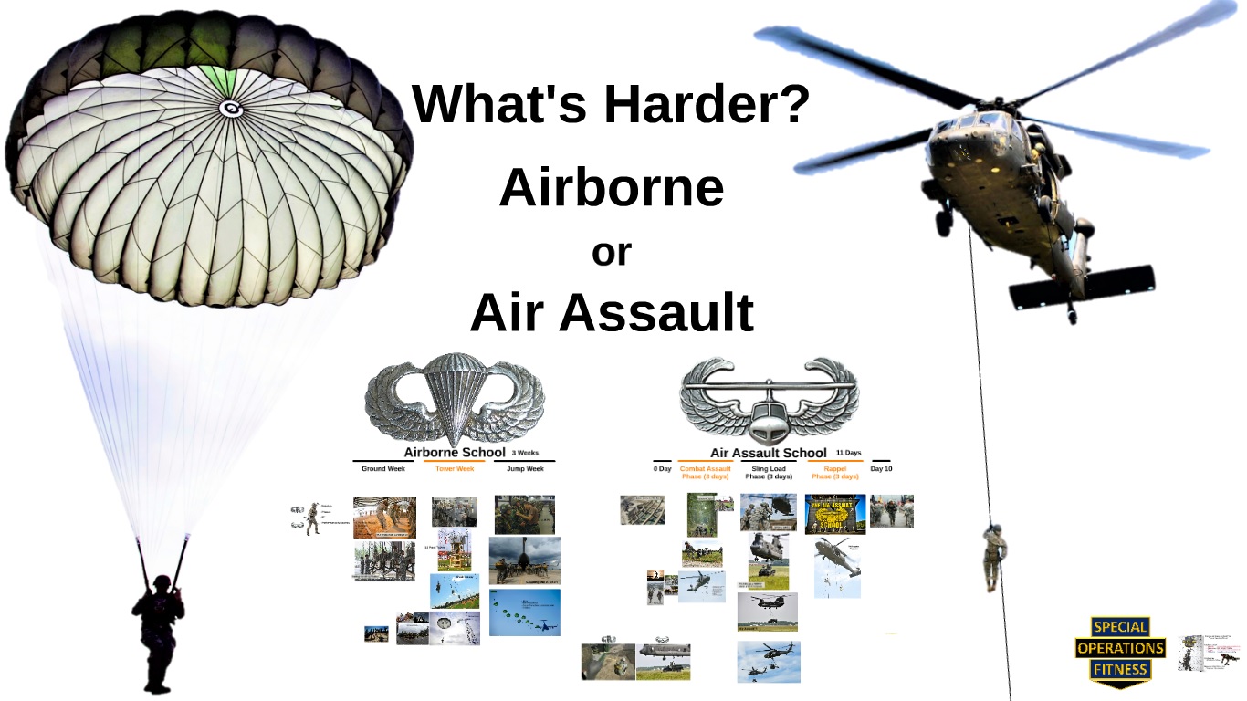 What's Harder Airborne School or Air Assault School?