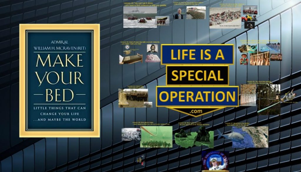 Make Your Bed Leadership Book Review by Life is a Special Operation