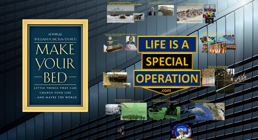 Make Your Bed Leadership Book Review by Life is a Special Operation