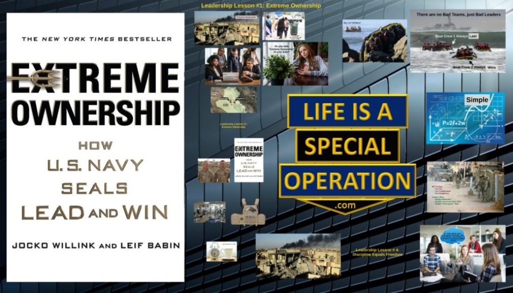 Extreme Ownership Leadership Book Review by Life is a Special Operation