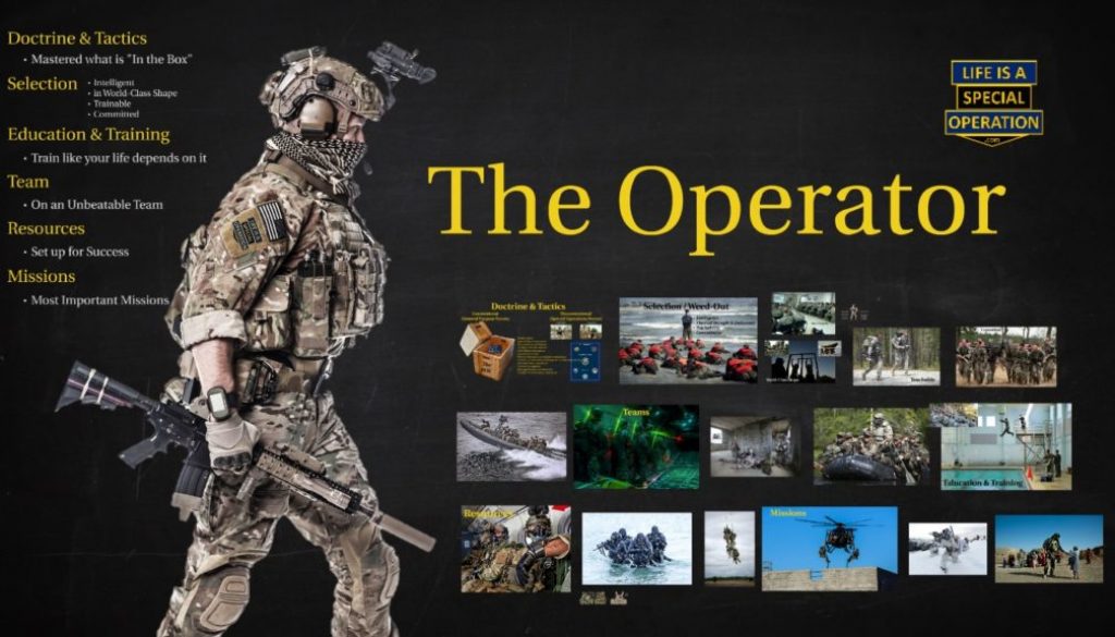 What is a SOF Operator by Life is a Special Operation
