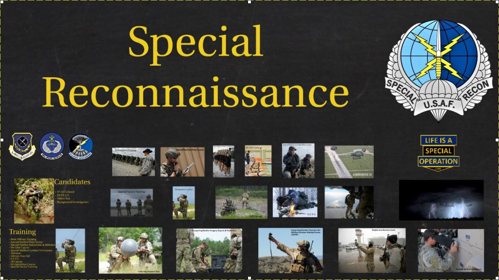 What are Special Reconnaissance Airmen by Life is a Special Operation