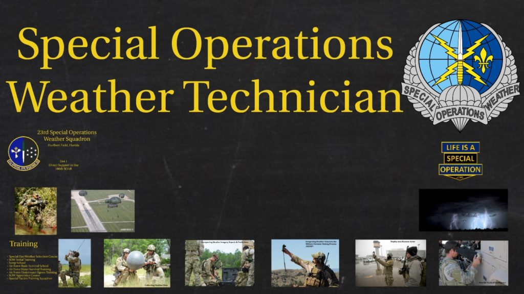 What is a Special Operations Weather Technician