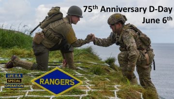 Rangers Commemorate the 75th Anniversary of D-Day