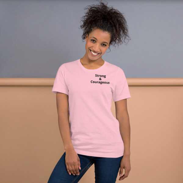 Be Strong & Courageous Ladies T-Shirt