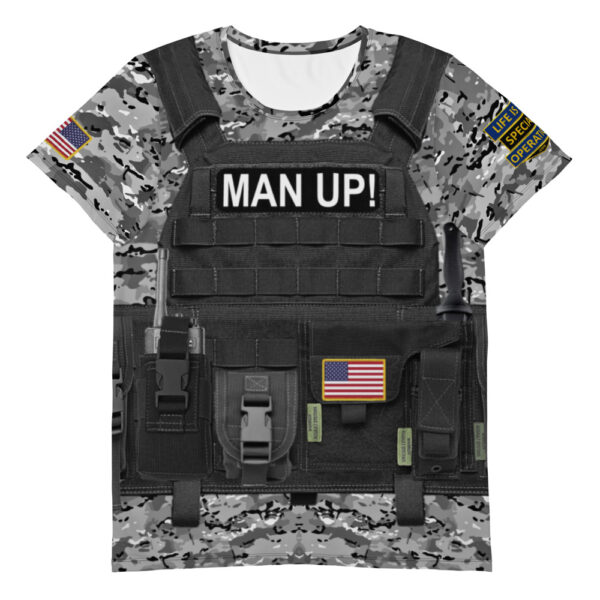 Man Up T Shirt by Life is a Special Operation