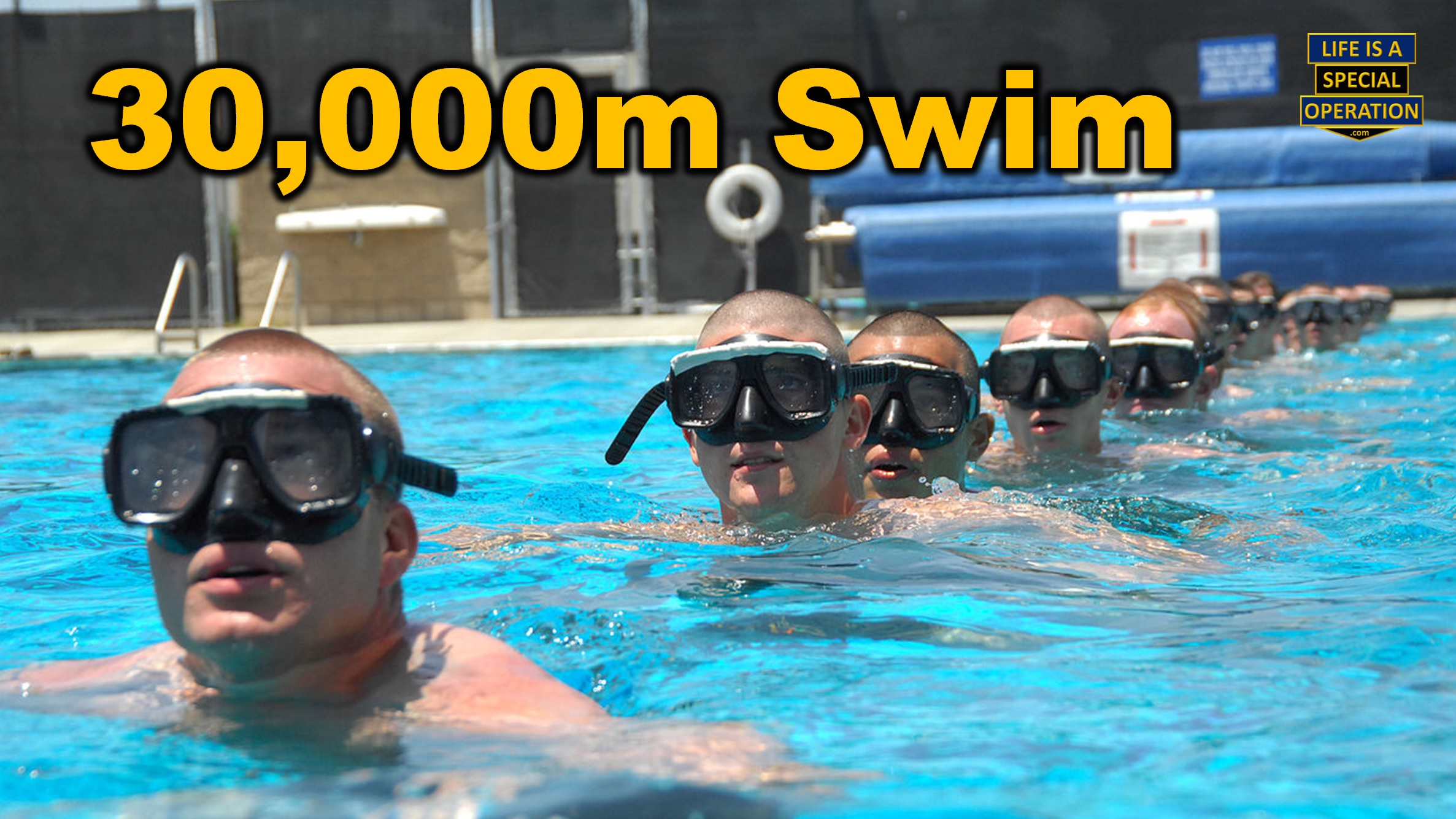 Special Operatinos Fitness 30000m Swim Challenge