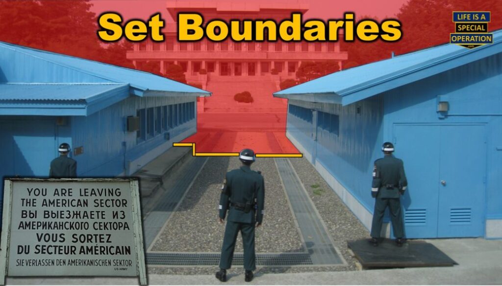 Set Boundaries by Life is a Special Operation