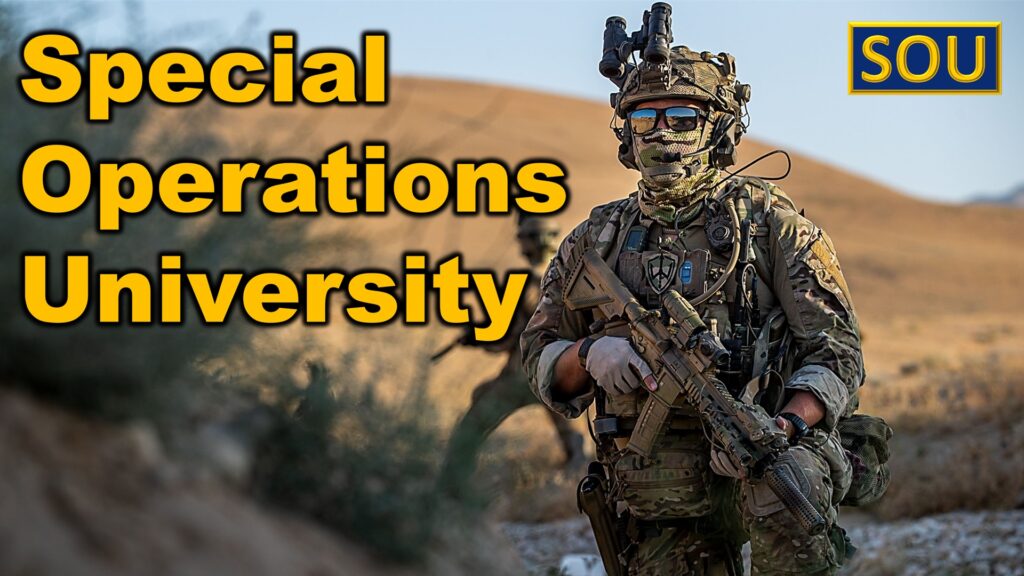 Special Operations University by Life is a Special Operation