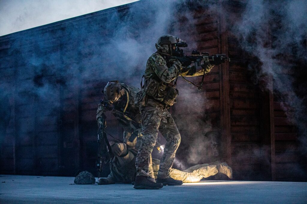 Green Berets doing Advance Urban Combat Training