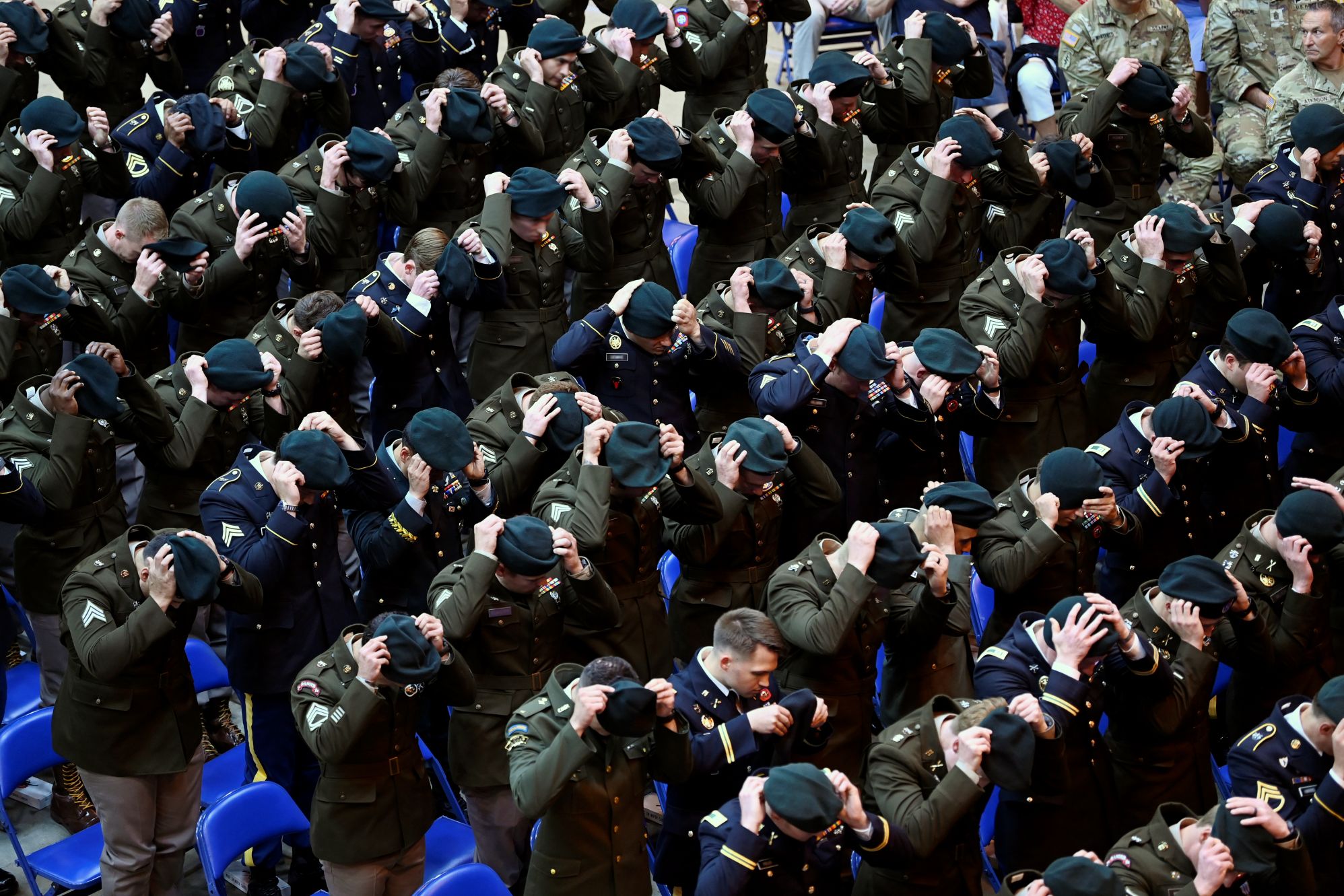 Putting on a Green Beret for the First Time