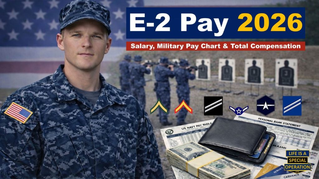 E2 Military Pay 2026 All Branches by Life is a Special Operation