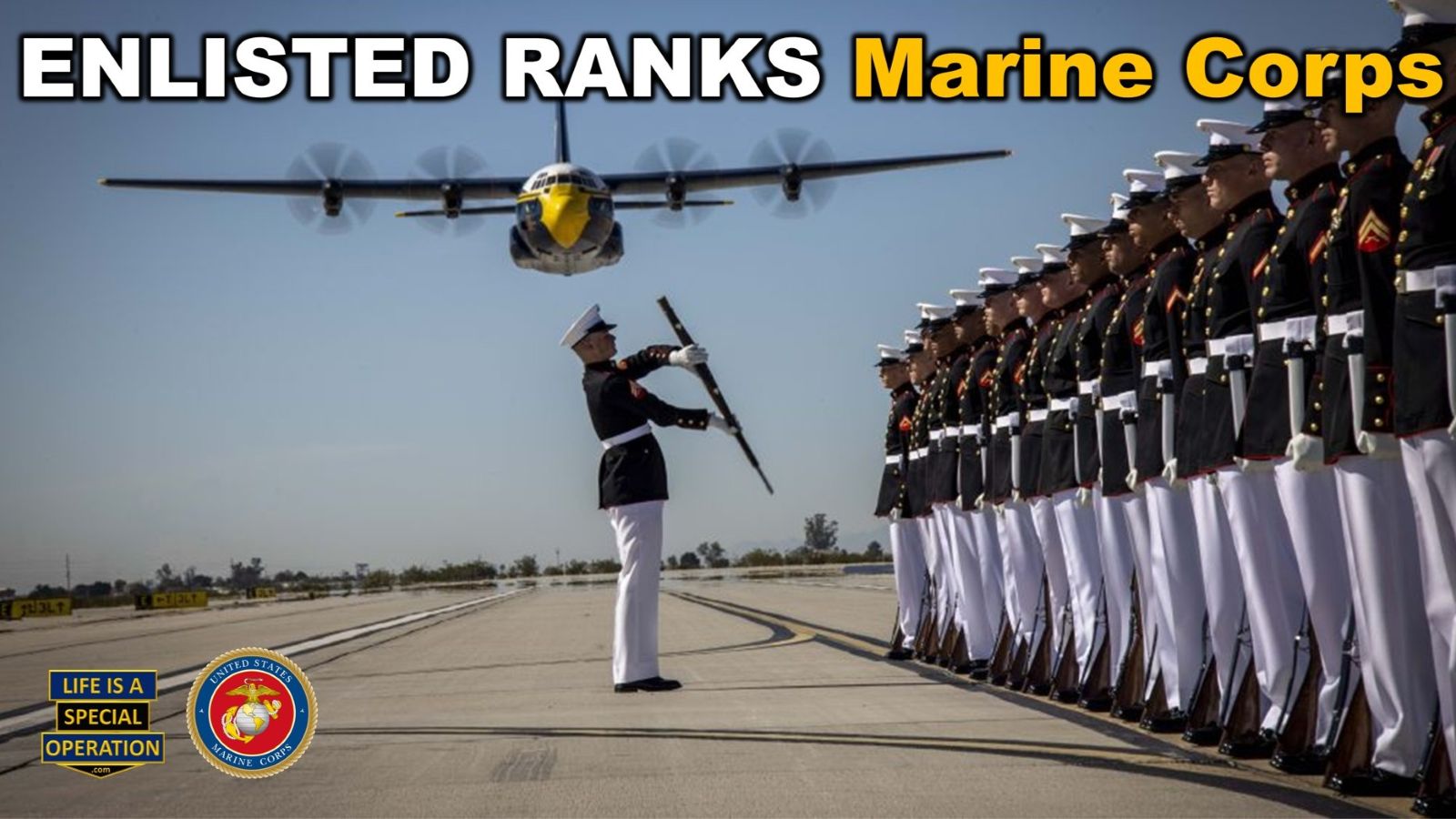 Enlisted Ranks Marine Corps by Life is a Special Operation