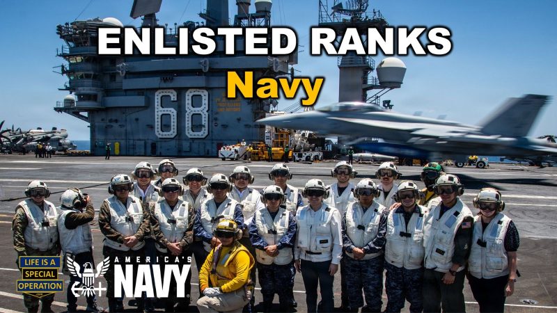 Enlisted Ranks Navy Military Ranks in Order - Life is a Special Operation