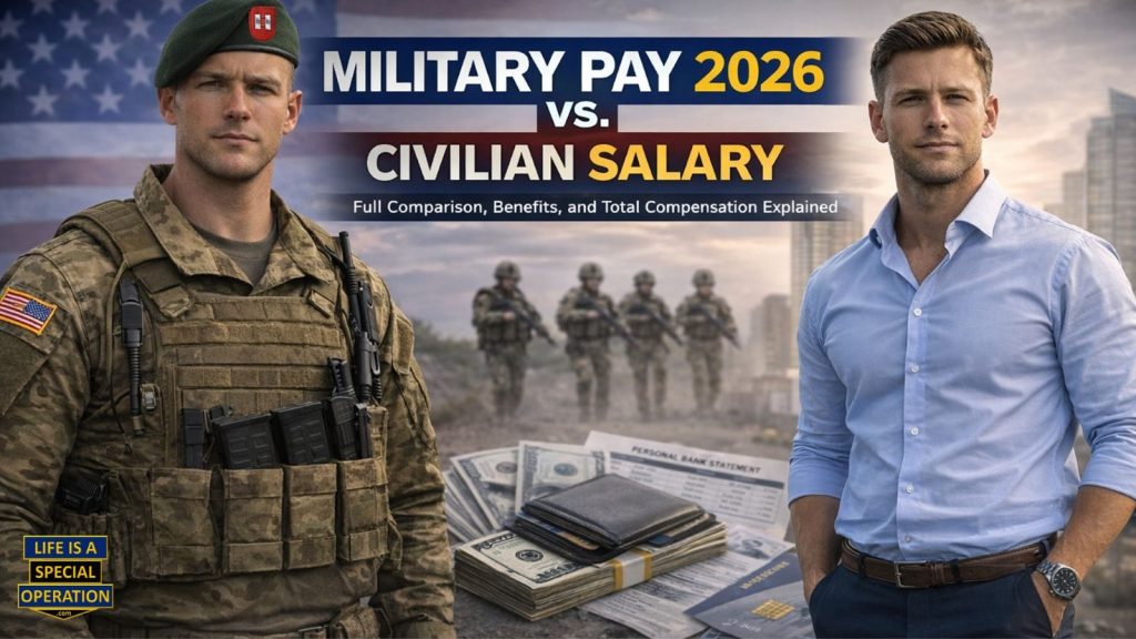 Military Pay 2026 vs Civilian Salary