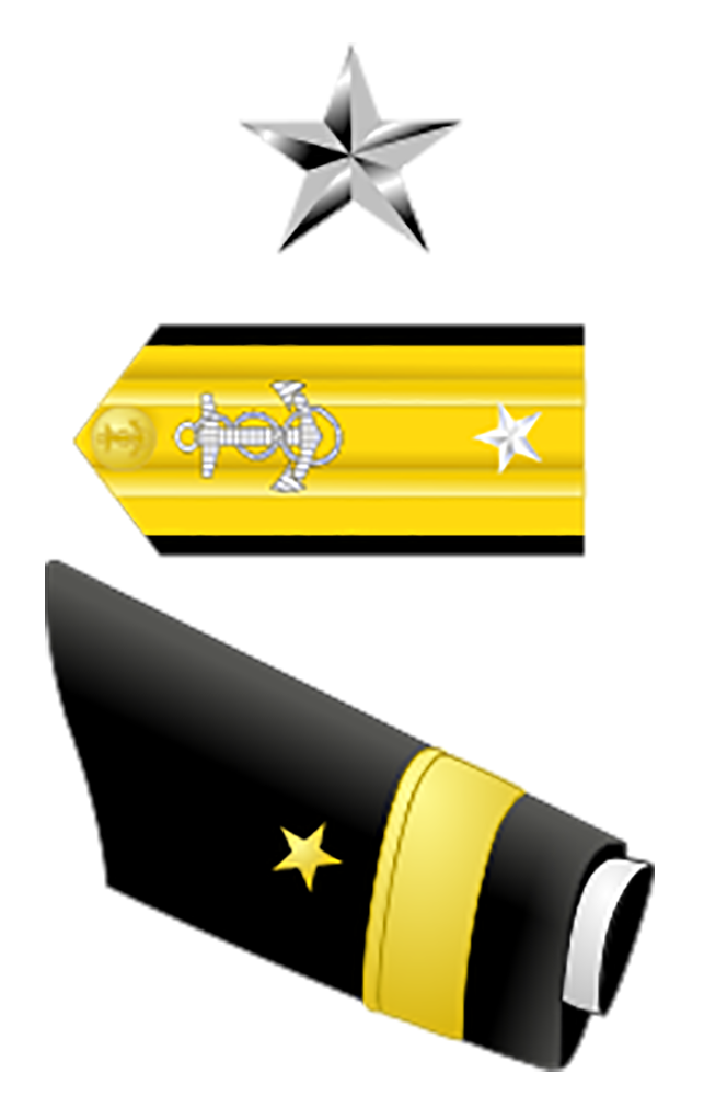 Navy O7 Rank Rear Admiral Lower Half