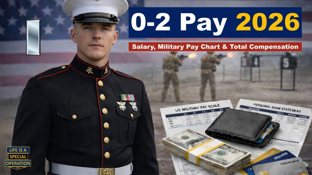 O2 Military Pay 2026 All Branches by Life is a Special Operation