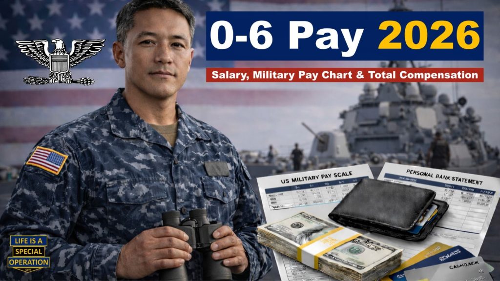 O6 Military Pay 2026 All Branches by Life is a Special Operation