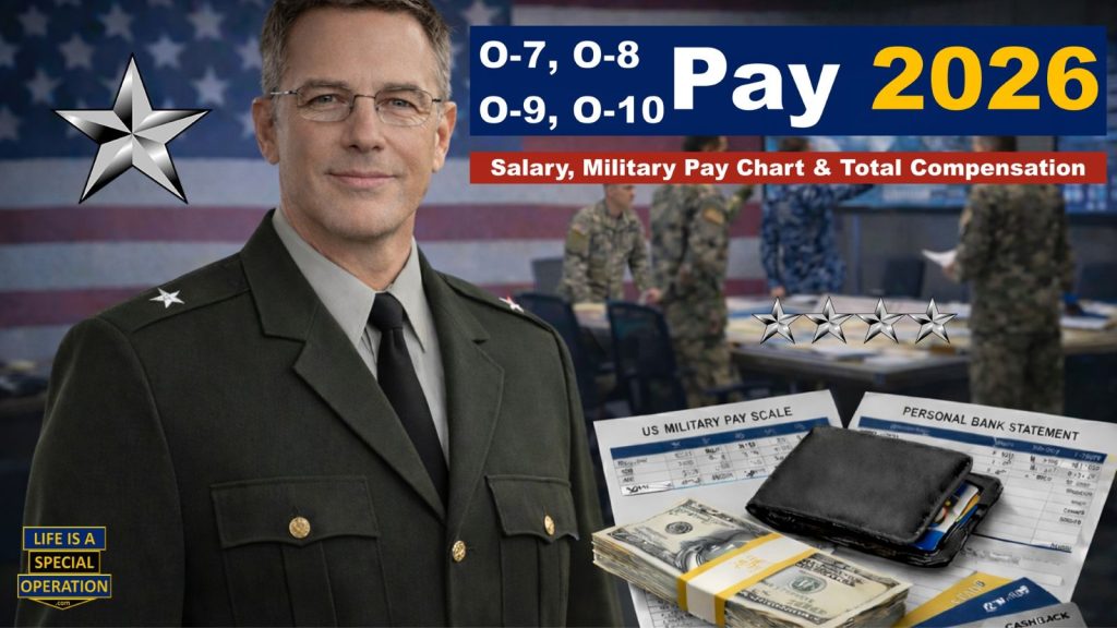 O7 O8 O9 O10 Military Pay 2026 All Branches by Life is a Special Operation