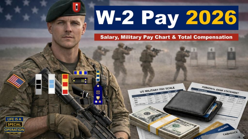 W2 Military Pay 2026 All Branches by Life is a Special Operation