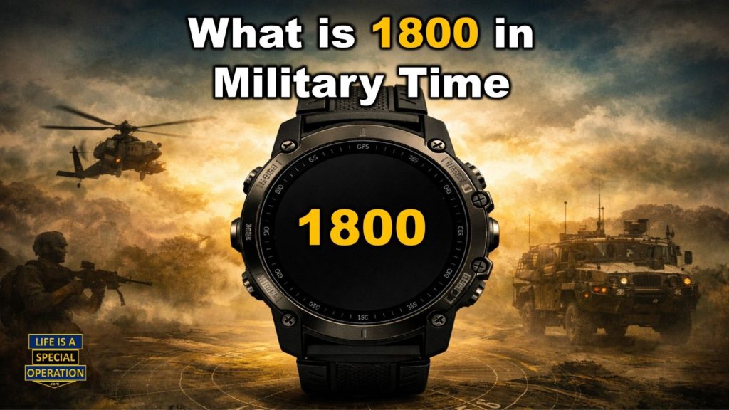 What is 1800 in Military Time by Life is a Special Operation