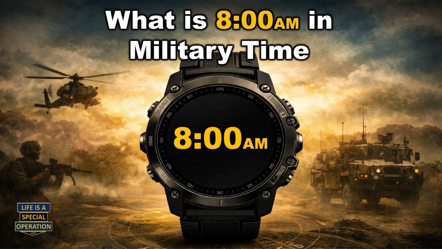 What is 8 am in Military Time by Life is a Special Operation