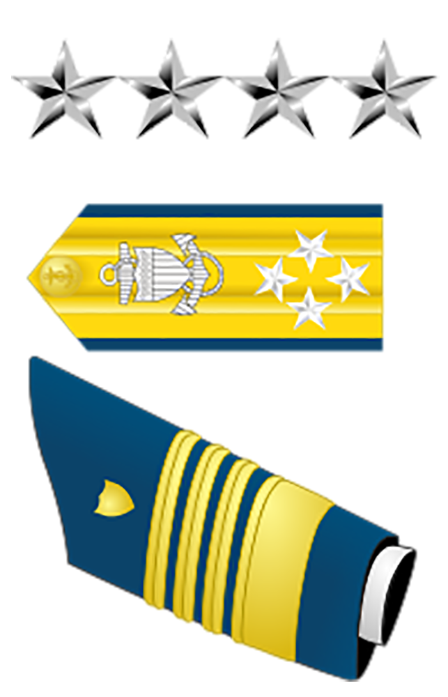 Coast Guard O10 Rank Admiral