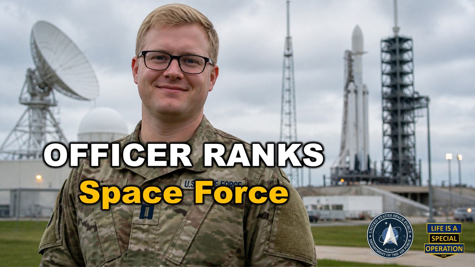 Officer Ranks Space Force by Life is a Special Operation