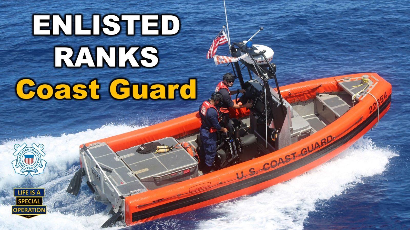 US Coast Guard Enlisted Ranks by Life is a Special Operation